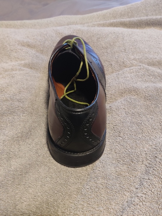 Allen Edmonds Shelton Oxfords 10.5 Mahogany-Brown/Black Dress Shoes main image 7